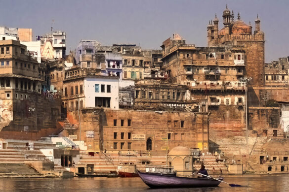 Ancient riverside buildings of Varanasi